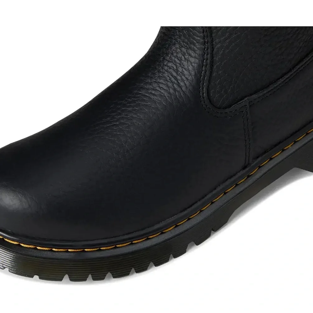 Doc‎ Marten Black Leather Bex Heart Boots